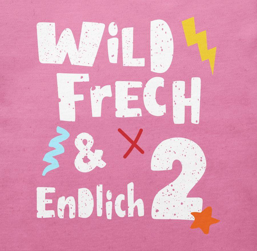 Shirtracer Wild frech und endlich 2 - Zwei Jahre Wunderbar Shirts & Mehr Shirtracer Fabrikverkauf