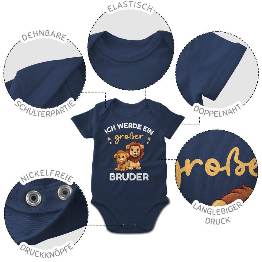 Shirtracer Ich werde großer Bruder Geschenk Löwen Shirts & Mehr Shirtracer Sonderangebot