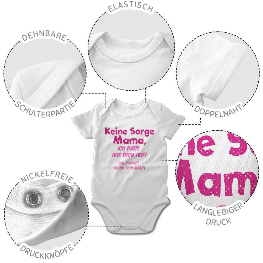 Shirtracer Keine Sorge Mama, ich pass auf dich auf! Du kannst ruhig schlafen!: T-Shirt Turn Shirtracer Saisonschlussverkauf