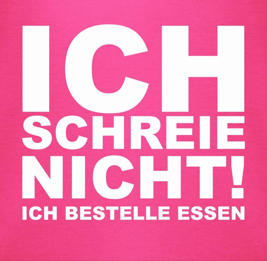 Shirtracer Ich schreie nicht, ich bestelle Essen!: T-Shirt Rucksack Shirtracer Heißer Verkauf