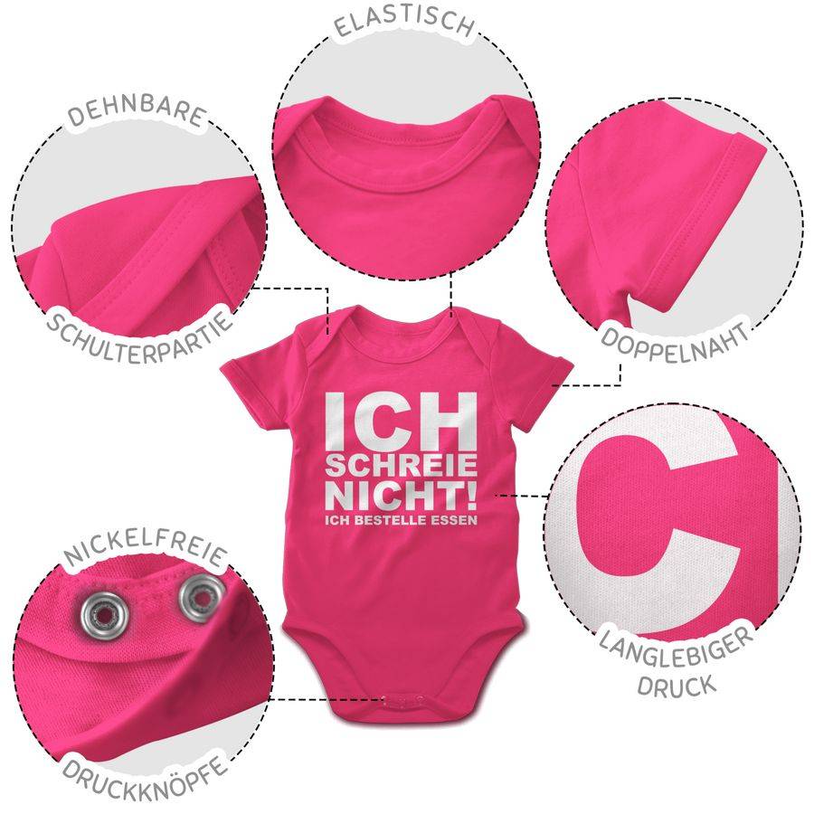 Shirtracer Ich schreie nicht, ich bestelle Essen!: T-Shirt Rucksack Shirtracer Heißer Verkauf