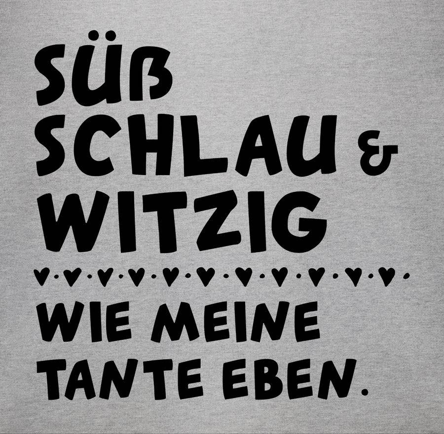 Shirtracer Süß schlau und witzig - wie meine Tante eben - Schwarz: T-Shirt Turnbeutel Shirtracer Große Rabatte