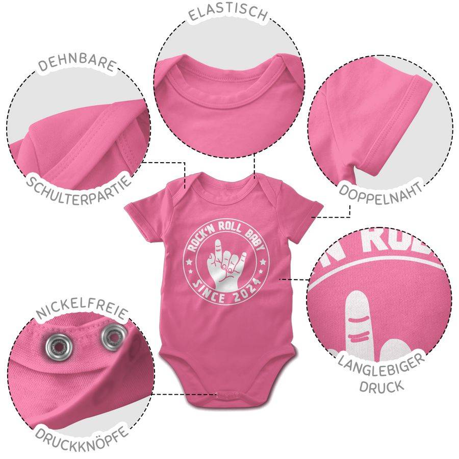 Shirtracer Rock'n Roll Baby since 2024: T-Shirt Turnbeutel Shirtracer Bestseller