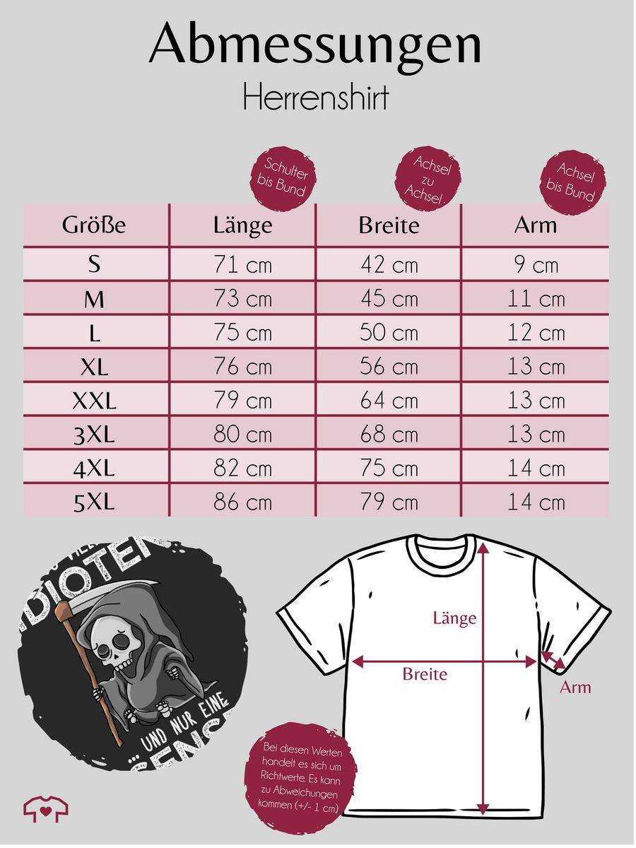 Shirtracer So viele Idioten und nur eine Sense - Weiß: Tshirt Rucksack Shirtracer VIP-Rabatte