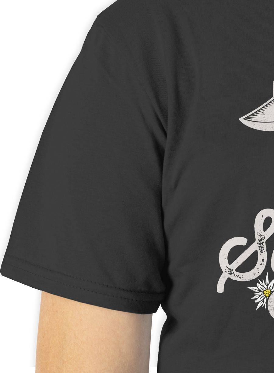 Shirtracer Servus Totenkopf Bayern Edelweiß Trachten Bayrisch Tirol Bavaria: T-Shirt Turnbe Shirtracer Wochenangebot