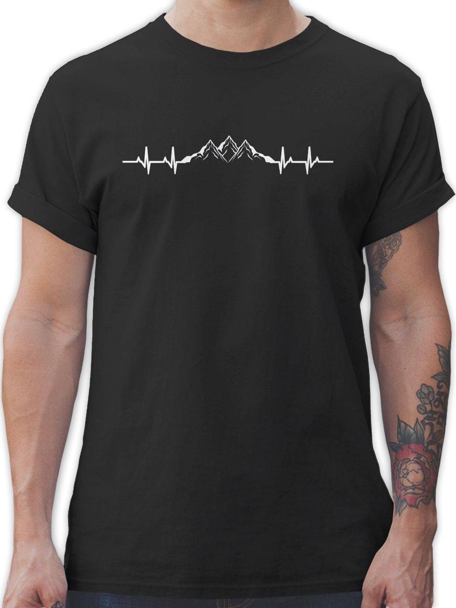 Shirtracer Berge Herzschlag Shirts & Mehr Shirtracer