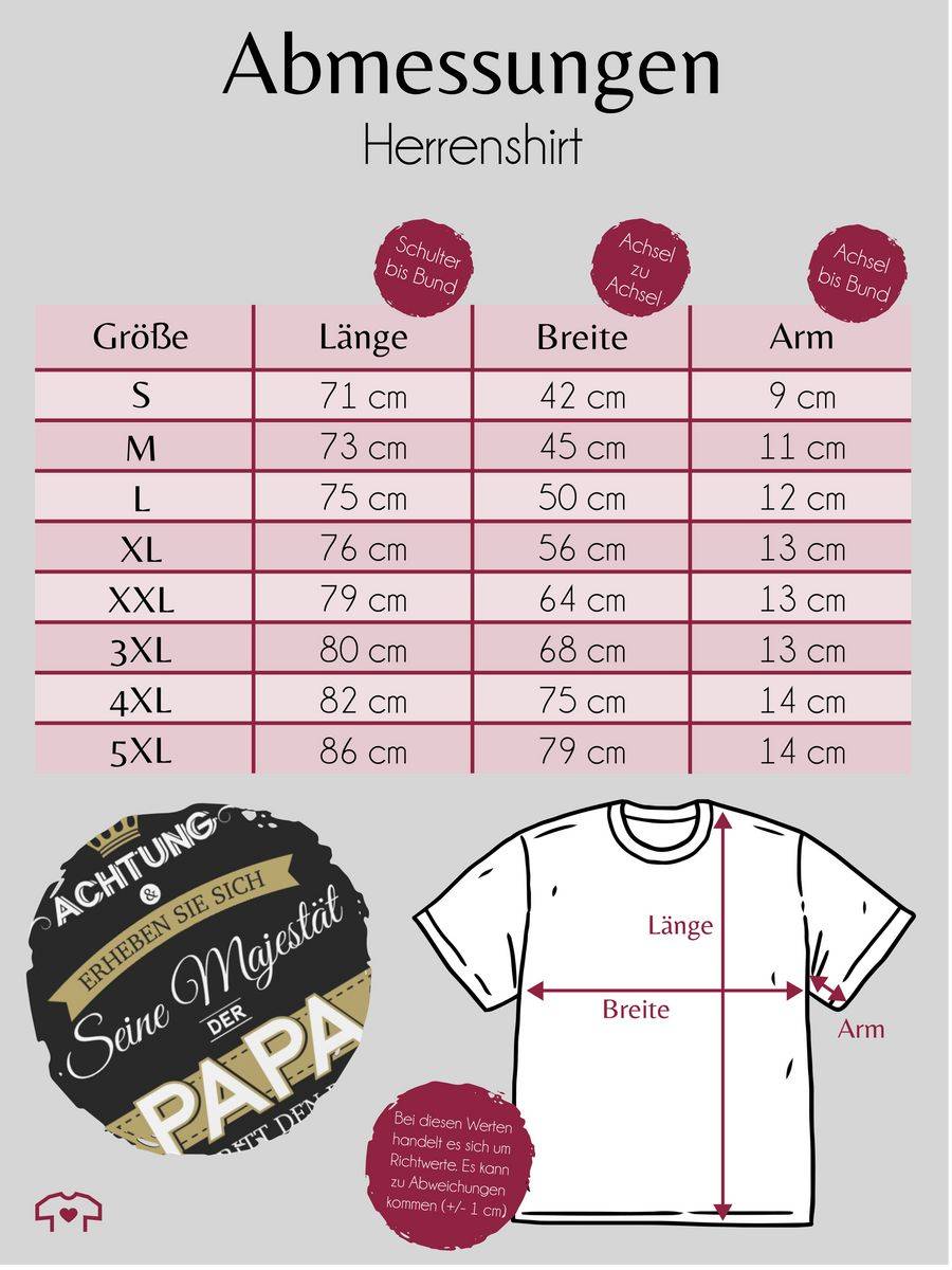 Shirtracer Seine Majestät der Papa Shirts & Mehr Shirtracer Bis zu 60% Rabatt