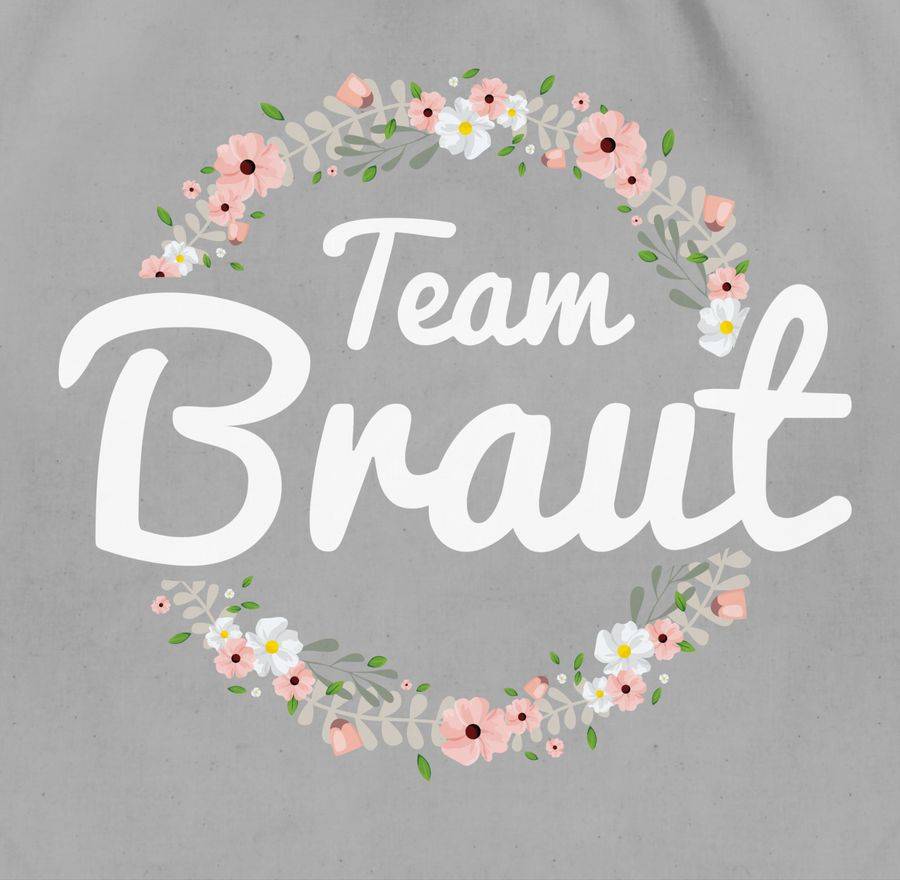 Shirtracer Team Braut Blumenkranz Shirts & Mehr Shirtracer Vierteljährliche Förderung