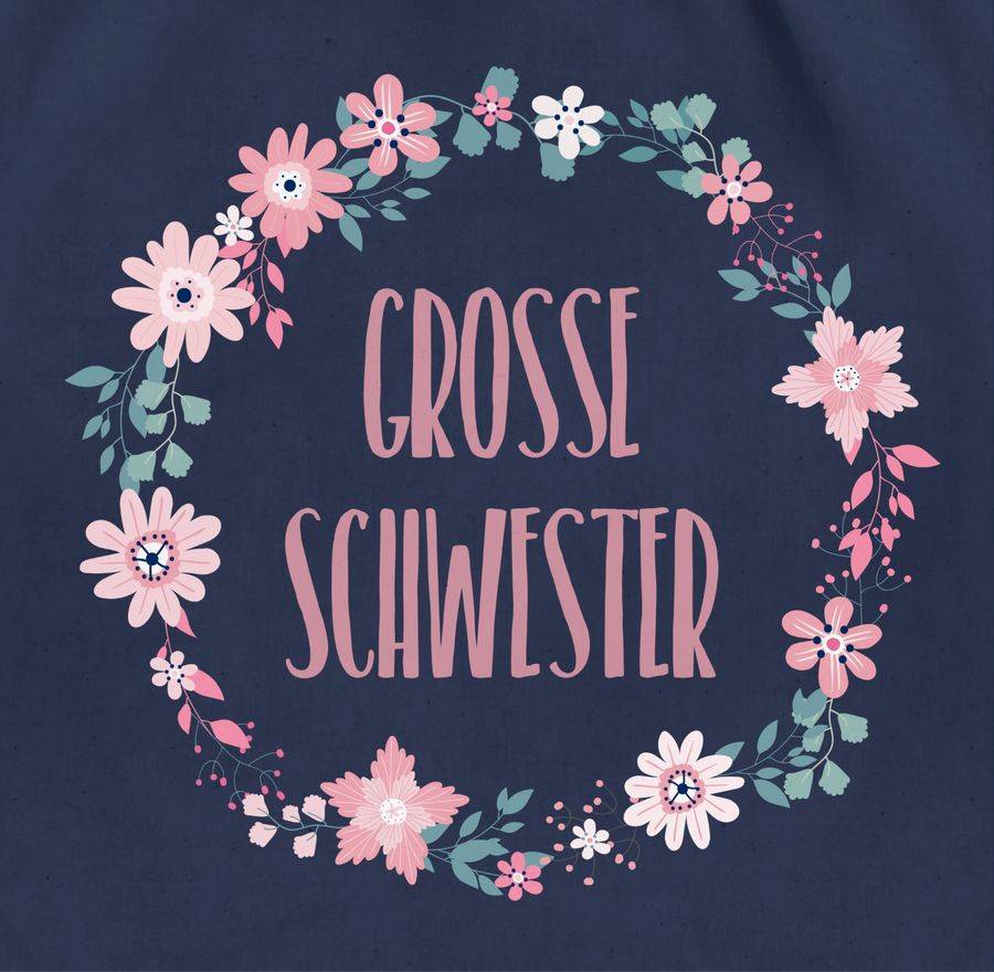 Shirtracer Große Schwester - Schwesterherz: T-Shirt Rucksack Shirtracer Nur noch ein Tag übrig