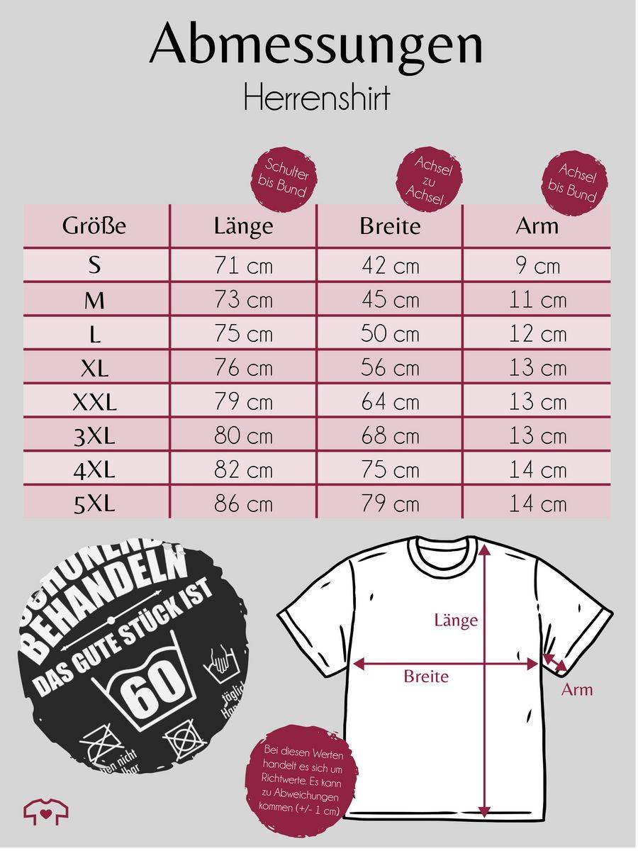 Shirtracer Schonend behandeln das gute Stück ist sechzig - weiß Shirts & Mehr Shirtracer Super Rabatt
