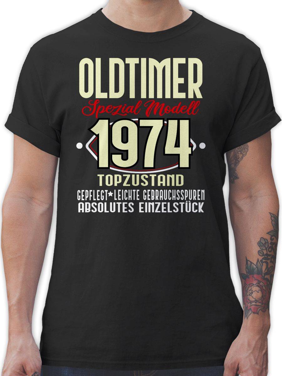 Shirtracer Oldtimer Spezial Modell 1974 Fünfzigster Shirts & Mehr Shirtracer Clearance-Verkauf