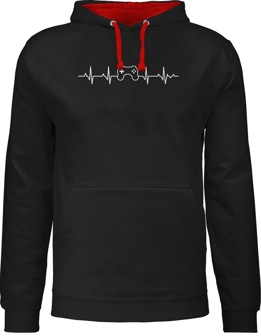 Shirtracer Herzschlag Gaming Controller Shirts & Mehr Shirtracer Fabrikladen
