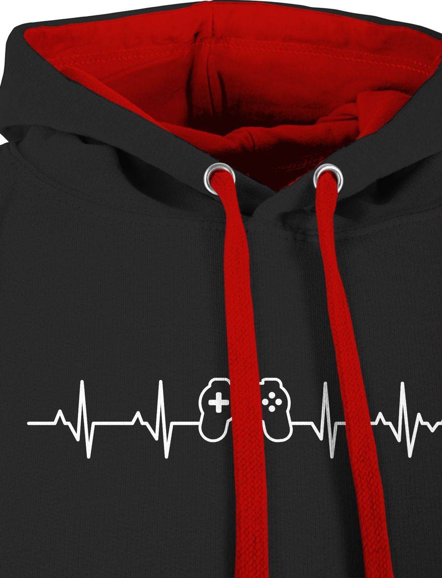 Shirtracer Herzschlag Gaming Controller Shirts & Mehr Shirtracer Fabrikladen