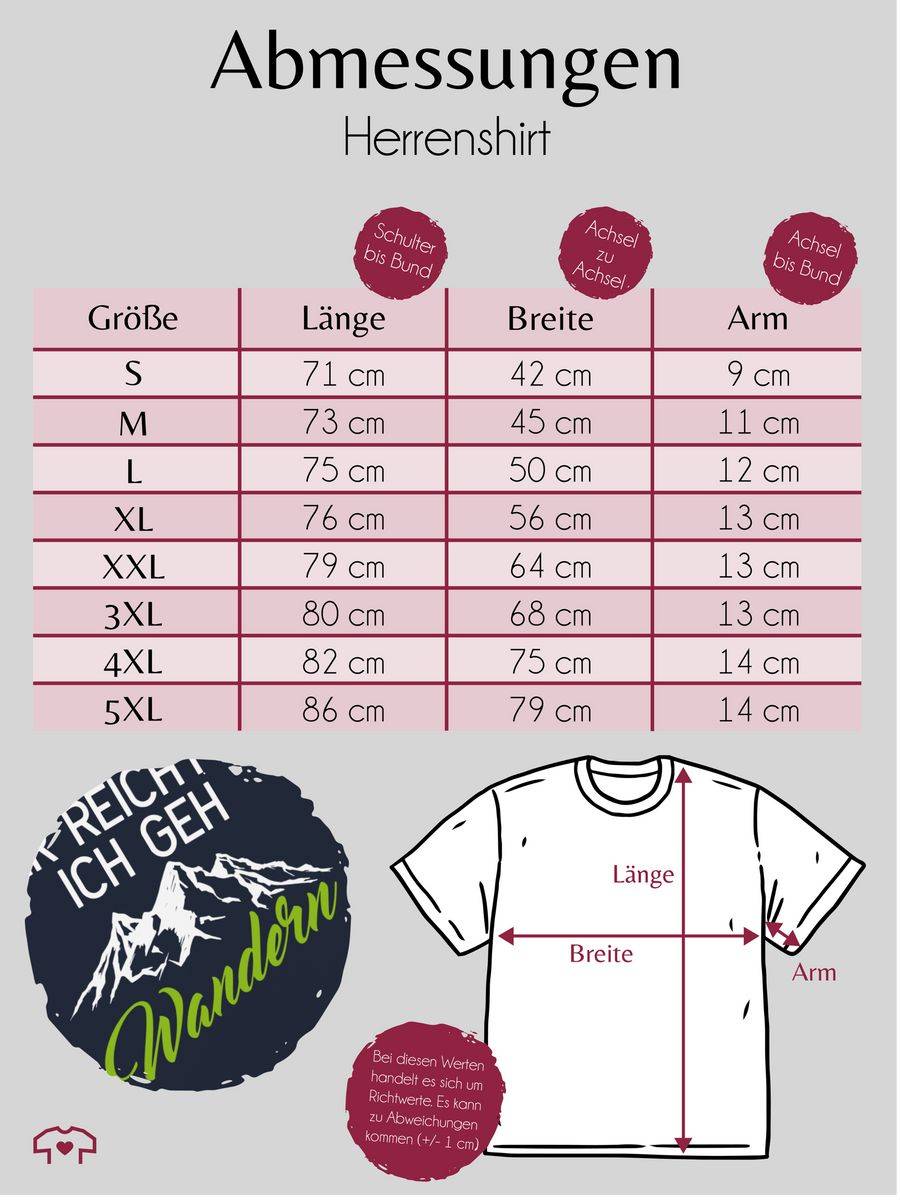Shirtracer Mir reichts ich geh wandern weiß/grün: T-Shirt Rucksack Shirtracer Rabatte dieses Monats