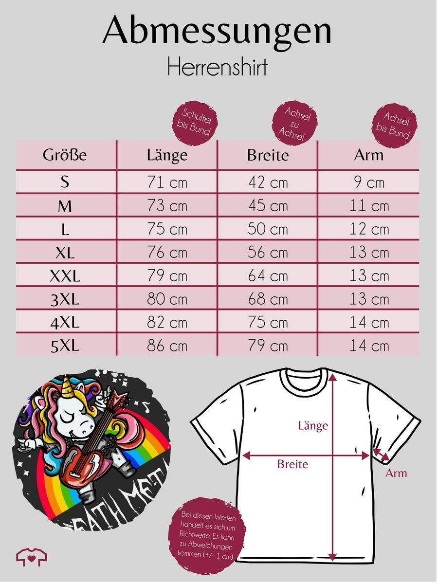 Shirtracer Death Metal Einhorn Shirts & Mehr Shirtracer Schlussverkauf