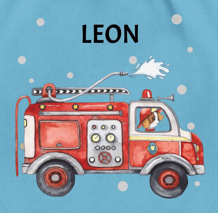 Shirtracer Feuerwehr Auto Feuerwehrauto 112 Fire Truck Löschfahrzeug: T-Shirt Turnbeutel Shirtracer Günstig kaufen