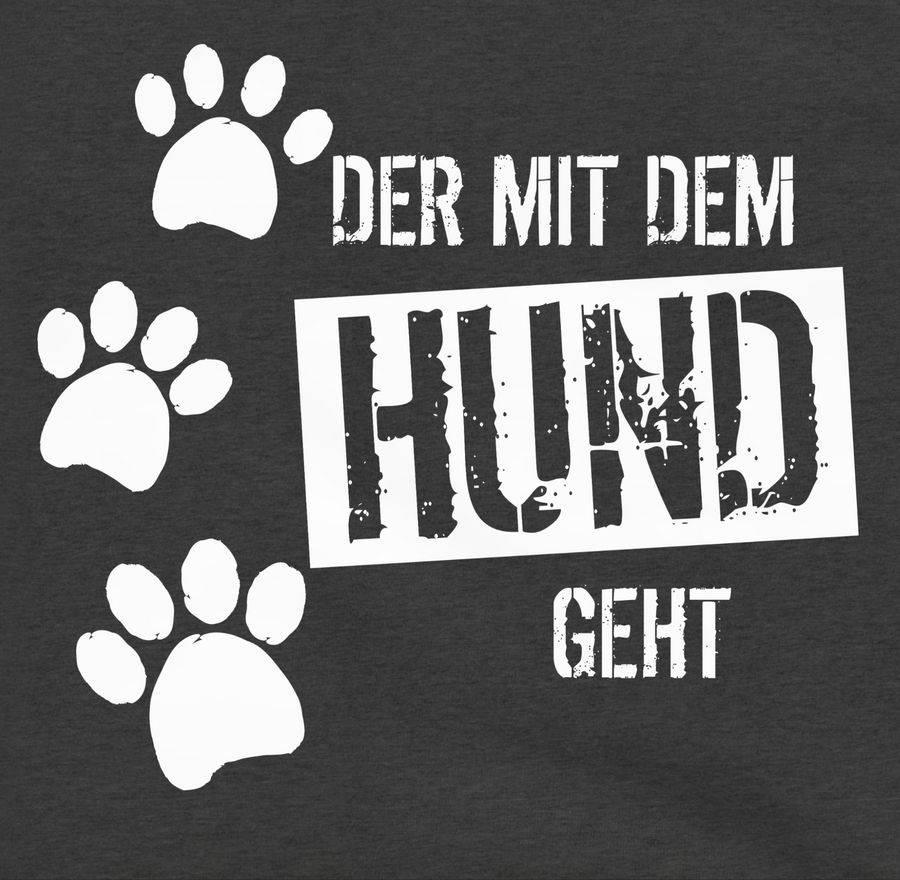 Shirtracer Der mit dem Hund geht: Tshirt Turnbeutel Shirtracer Flash Sale