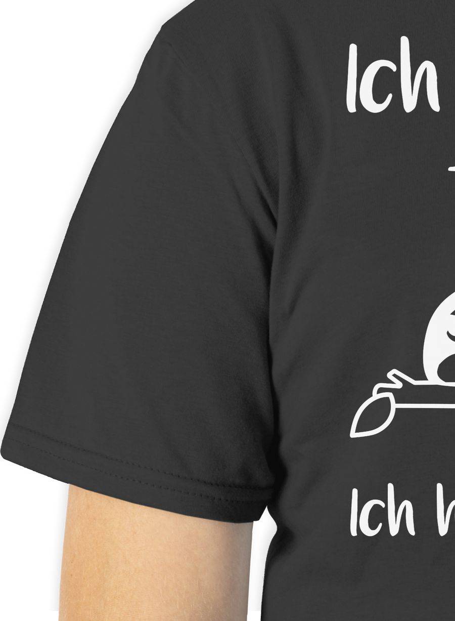 Shirtracer Ich bin nicht faul weiß Shirts & Mehr Shirtracer Preisnachlass