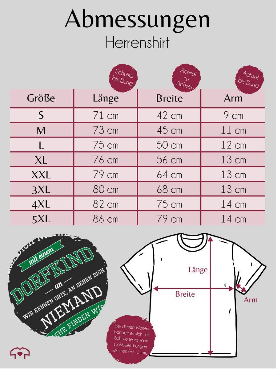 Shirtracer Lege dich niemals mit einem Dorfkind an: T-Shirt Turnbeutel Shirtracer Weihnachtsangebot