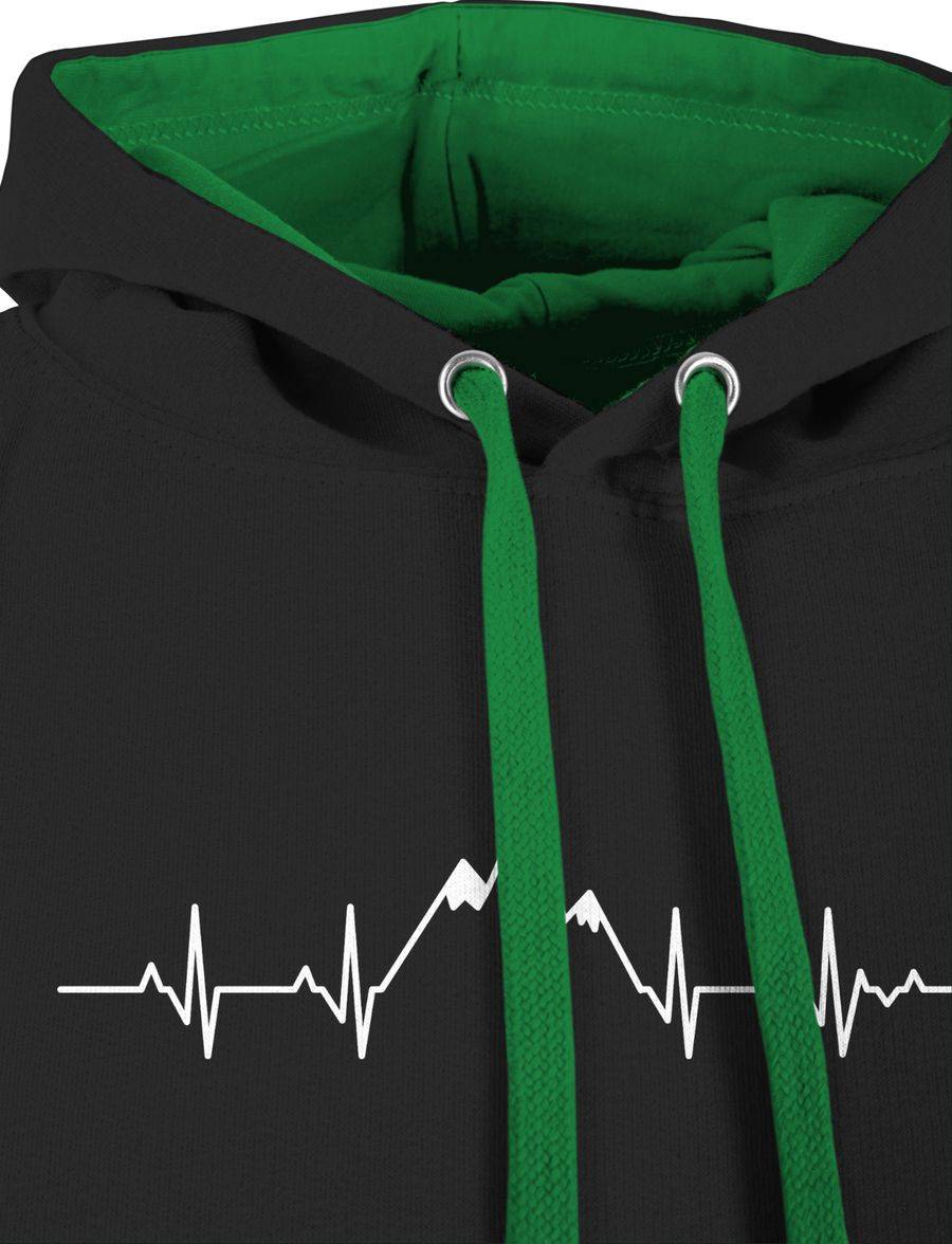 Shirtracer Herzschlag Berge: T-Shirt Gym Bag Shirtracer Vatertagsangebot