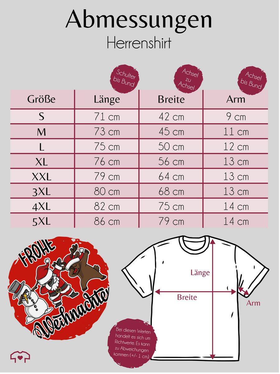 Shirtracer Frohe Weihnachten mit Dabbing Figuren - weiß: Tshirt Gym Bag Shirtracer Jubiläumsangebot