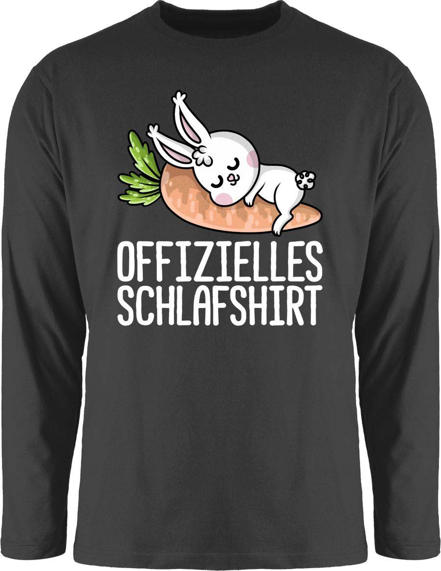 Shirtracer Offizielles Schlafshirt mit Hase weiß Shirts & Mehr Shirtracer Heißer Verkauf