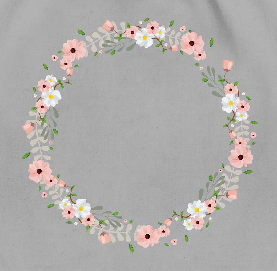 Shirtracer Blumenkranz: T-Shirt Turnbeutel Shirtracer Neueste Mode