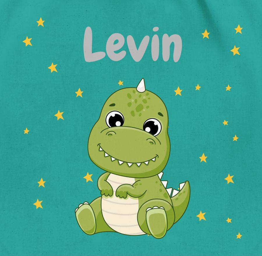 Shirtracer Süßer Dino Dinosaurier Dinosaurus Dinomotiv: Tshirt Turnbeutel Shirtracer Zeitlich begrenztes Angebot