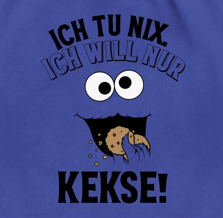 Shirtracer Ich tu nix. Ich will nur Kekse! - schwarz Shirts & Mehr Shirtracer Blitzangebot