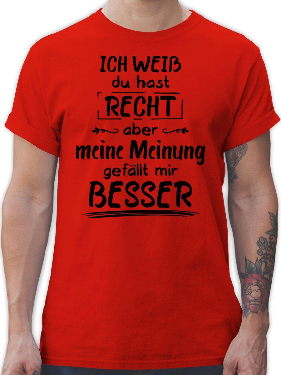 Shirtracer Meine Meinung gefällt mir besser: T-Shirt Turnbeutel Shirtracer Begrenzte Freigabe