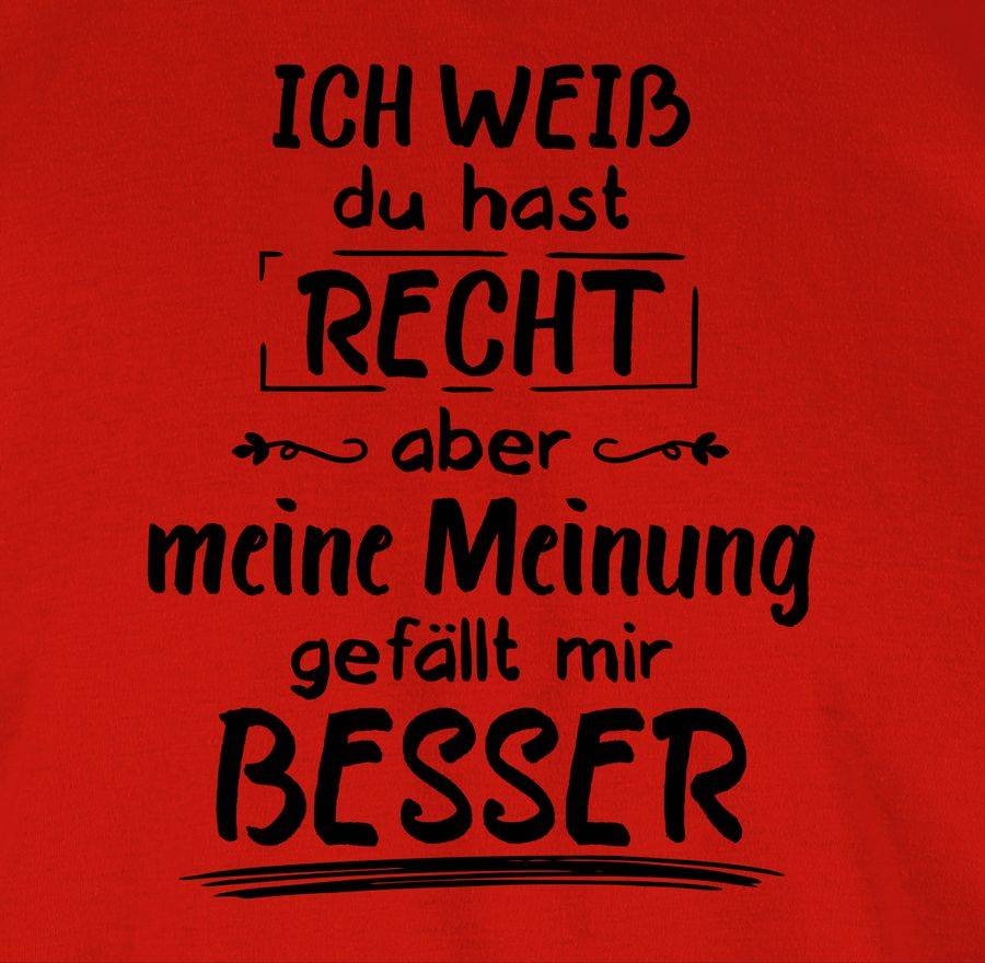 Shirtracer Meine Meinung gefällt mir besser: T-Shirt Turnbeutel Shirtracer Begrenzte Freigabe