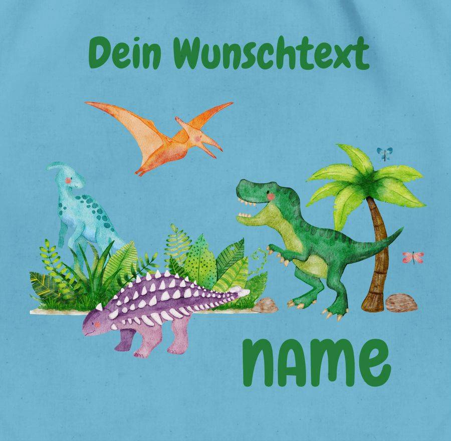 Shirtracer Dino Dinos Dinosaurier: Tshirt Rucksack Shirtracer JETZT KAUFEN