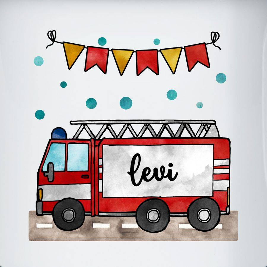 Shirtracer Feuerwehrauto - Geschenk: Tshirt Turnbeutel Shirtracer Letzter Tag
