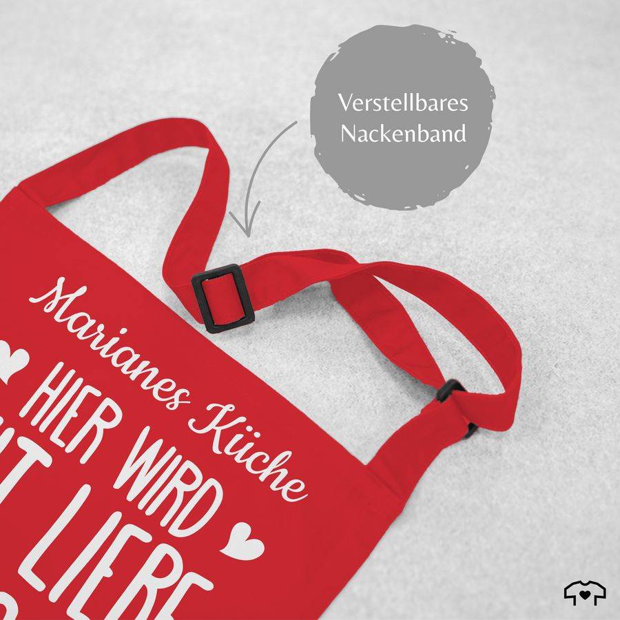 Shirtracer Hier wird mit Liebe gekocht mit Name Shirts & Mehr Shirtracer Bis zu 50% Rabatt
