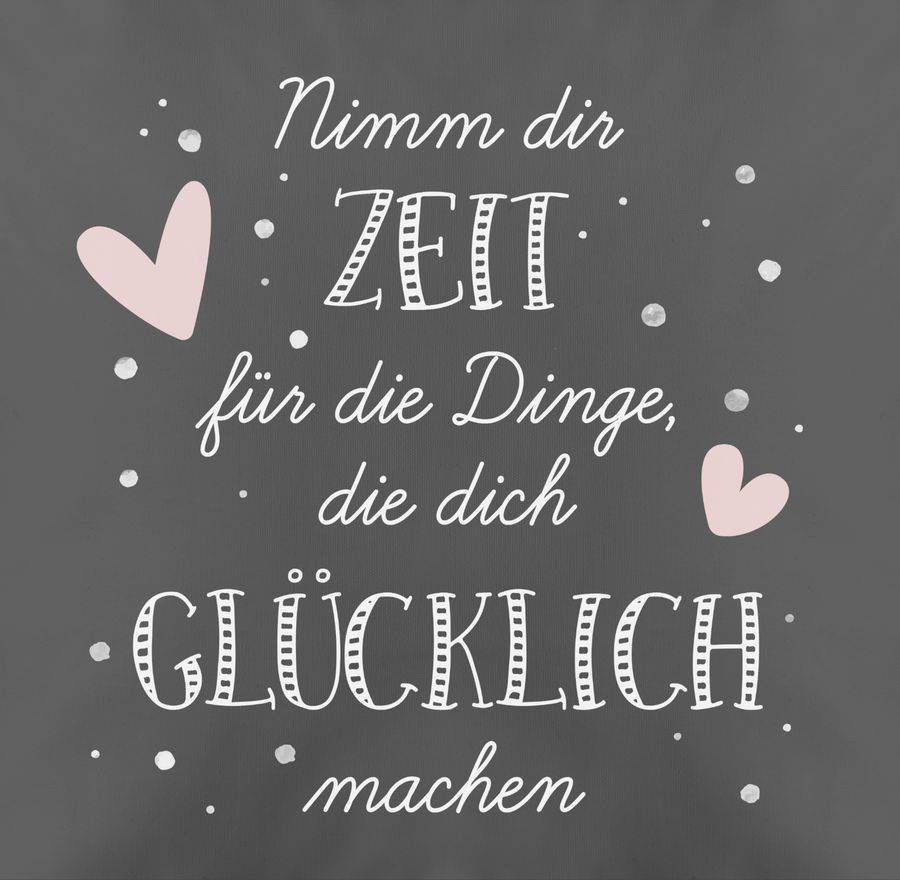 Shirtracer Nimm dir Zeit für die Dinge, die dich glücklich machen - weiß Shirts & Mehr Shirtracer Clearance-Verkauf