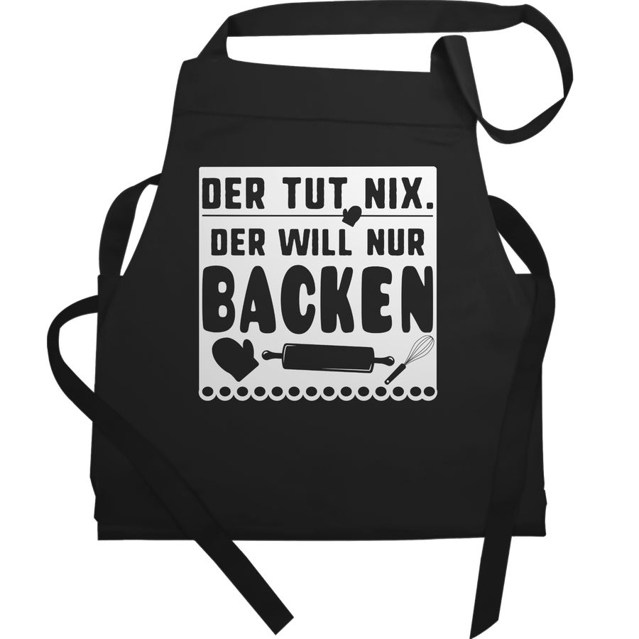 Shirtracer Der tut nix der will nur backen: T-Shirt Rucksack Shirtracer Fabrikladen