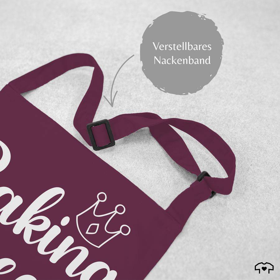 Shirtracer Baking Queen Backkönigin mit Name Shirts & Mehr Shirtracer Auslauf