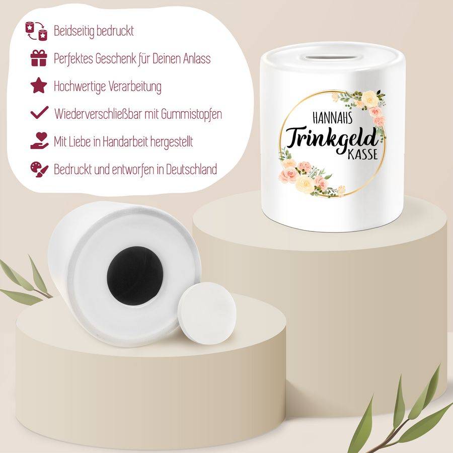 Shirtracer Trinkgeldkasse Kaffeekasse Tip Trinkgeld: Tshirt Gym Bag Shirtracer Verkauf