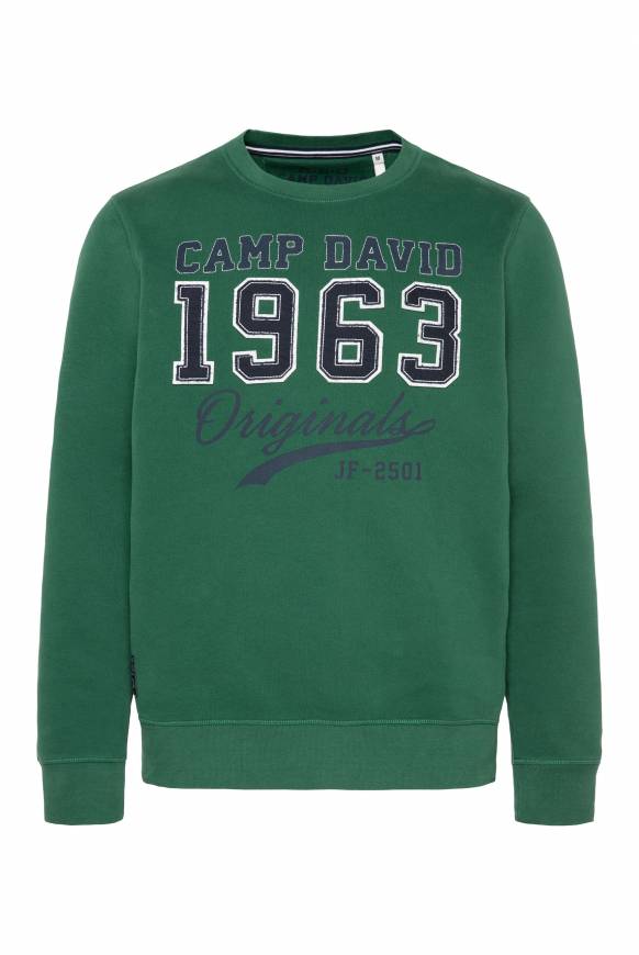 ﻿Soccx Sweatshirt mit Artwork im Retro-Style raw green Letzte 3 Tage