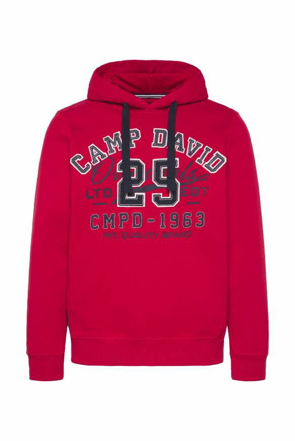 Soccx Hoodie mit Artwork im Retro-Style royal red JETZT KAUFEN