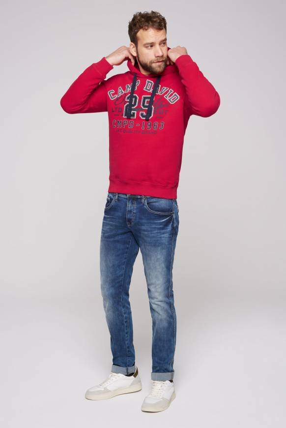 Soccx Hoodie mit Artwork im Retro-Style royal red JETZT KAUFEN
