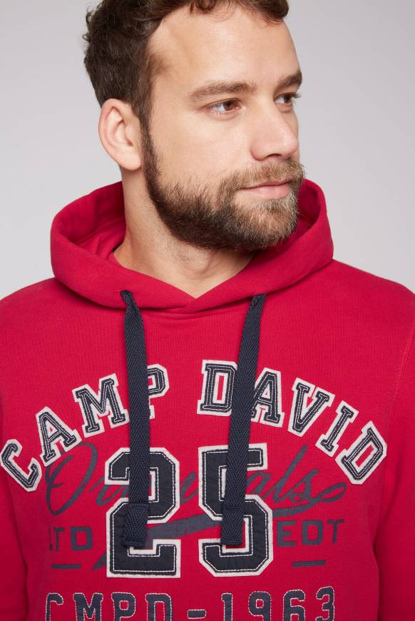 Soccx Hoodie mit Artwork im Retro-Style royal red JETZT KAUFEN