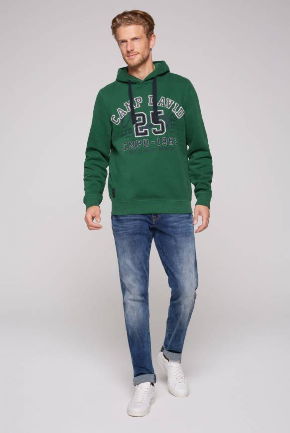 Soccx Hoodie mit Artwork im Retro-Style raw green Neueste Stile