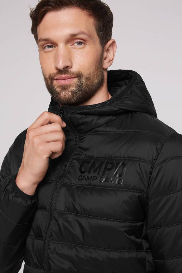 Soccx Leichte Steppjacke mit Kapuze black Nur noch ein Tag übrig