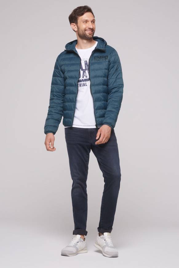 Soccx Leichte Steppjacke mit Kapuze blue haze 50% Rabatt mit kostenlosem Versand