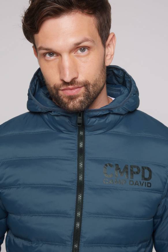 Soccx Leichte Steppjacke mit Kapuze blue haze 50% Rabatt mit kostenlosem Versand