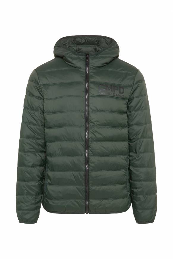 Soccx Leichte Steppjacke mit Kapuze khale green Clearance-Verkauf