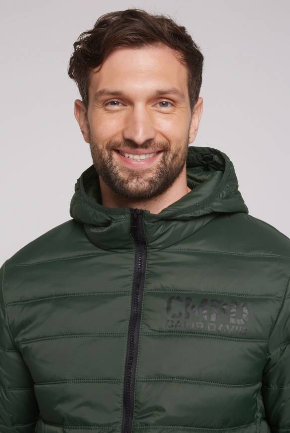 Soccx Leichte Steppjacke mit Kapuze khale green Clearance-Verkauf