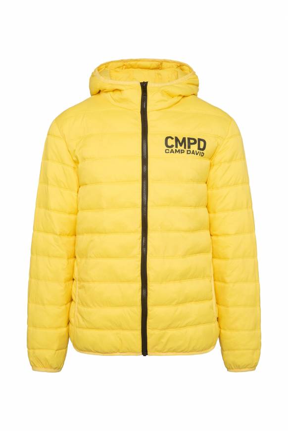 Soccx Leichte Steppjacke mit Kapuze industrial yellow Begrenzt auf 3 Tage