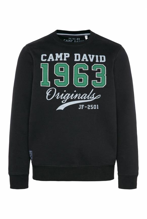 Soccx Sweatshirt mit Artwork im Retro-Style black Black Friday Preise
